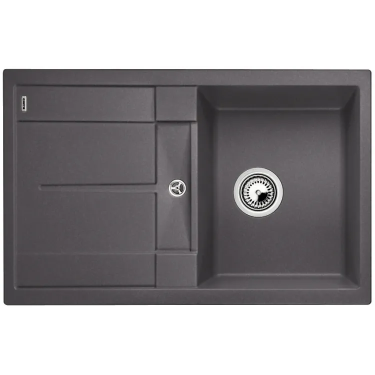 BLANCO METRA 45 S Silgranit szarość skały odwracalny 518869