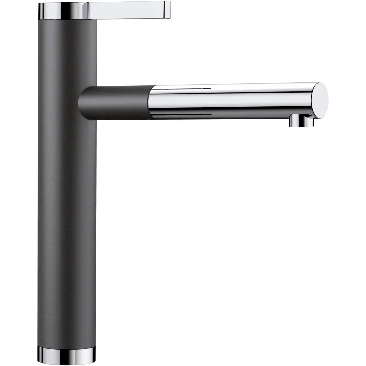 BLANCO LINEE-S Silgranit-Look antracyt/chrom 518438