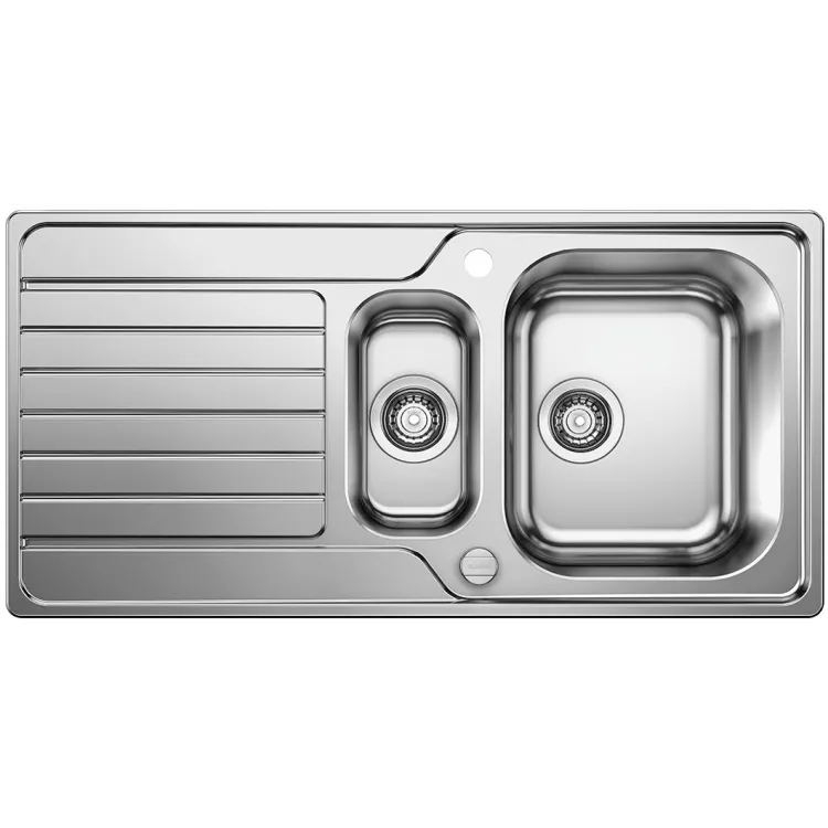 BLANCO DINAS 6 S stal szczotkowana odwracalny, korek auto. 523379