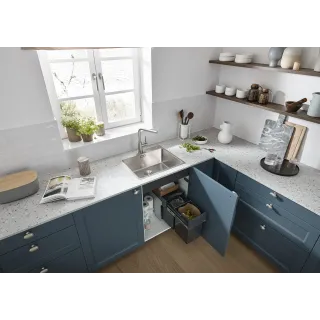 BLANCO LANORA-S stal szczotkowana 523123