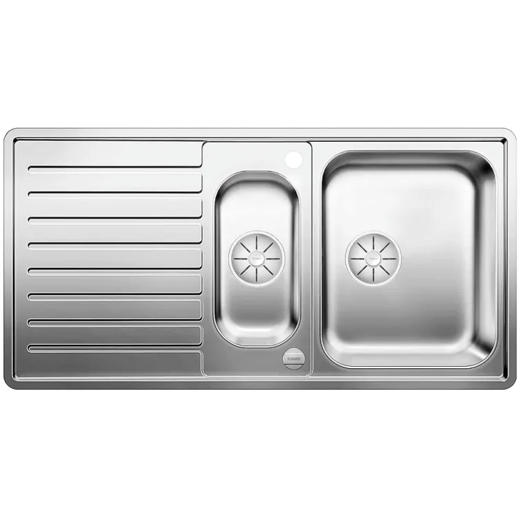 BLANCO CLASSIC Pro 6 S-IF stal polerowana odwracalny, korek auto., InFino, odsączarka stalowa 523665