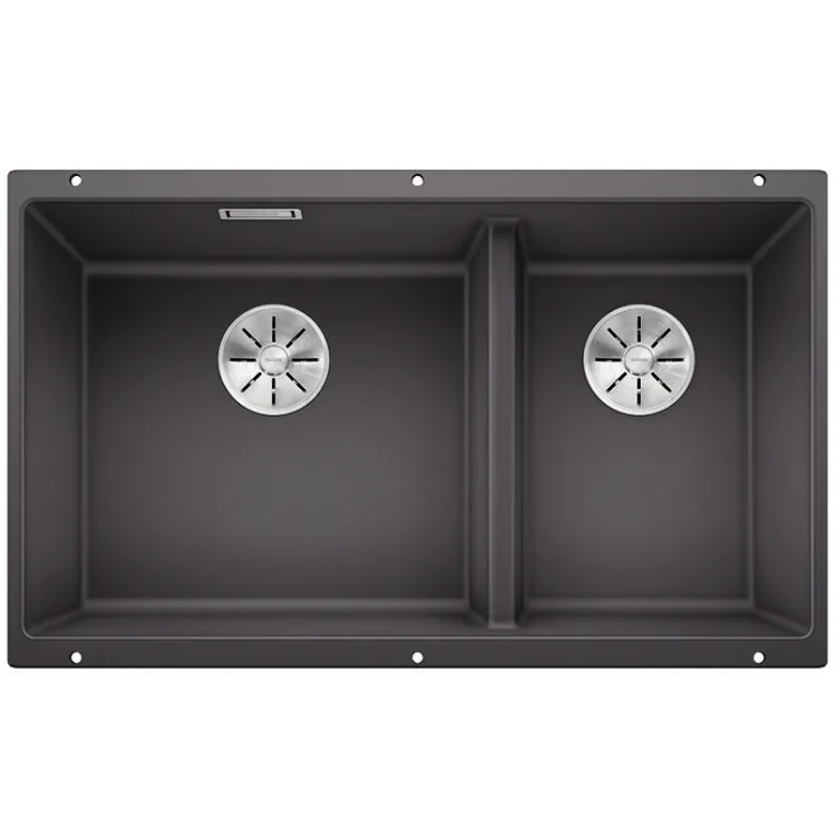 BLANCO SUBLINE 430/270-U Silgranit szarość skały lewa, InFino 523152