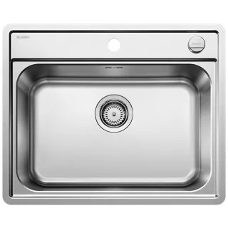 BLANCO LEMIS 6-IF stal szczotkowana, korek auto. 525109