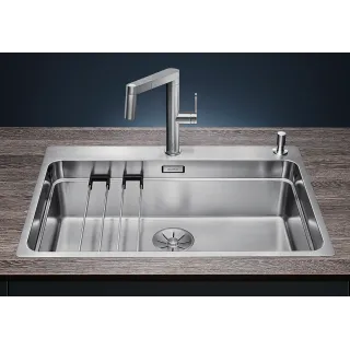BLANCO ETAGON 700-IF/A stal polerowana, korek auto., InFino, szyny 524274