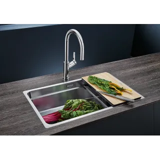 BLANCO ETAGON 700-IF stal polerowana, InFino, szyny 524272