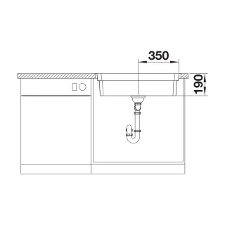 BLANCO ETAGON 700-IF stal polerowana, InFino, szyny 524272