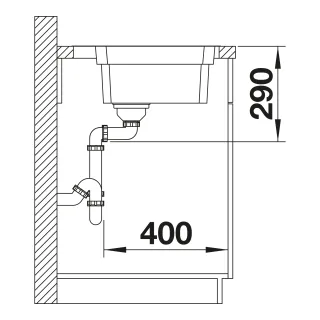 BLANCO ETAGON 700-IF/A stal polerowana, korek auto., InFino, szyny 524274