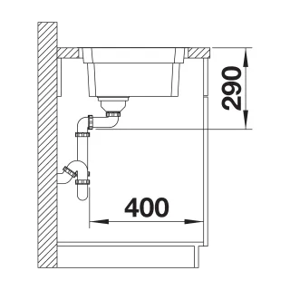 BLANCO ETAGON 700-IF stal polerowana, InFino, szyny 524272
