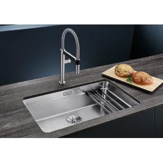BLANCO ETAGON 700-U stal polerowana, InFino, szyny 524270