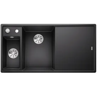 BLANCO AXIA III 6 S Silgranit antracyt lewa, korek auto.,...