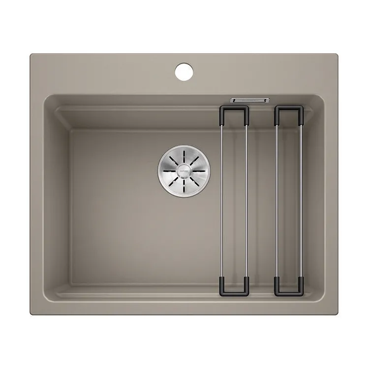 BLANCO ETAGON 6 Silgranit tartufo, InFino, szyny 524546