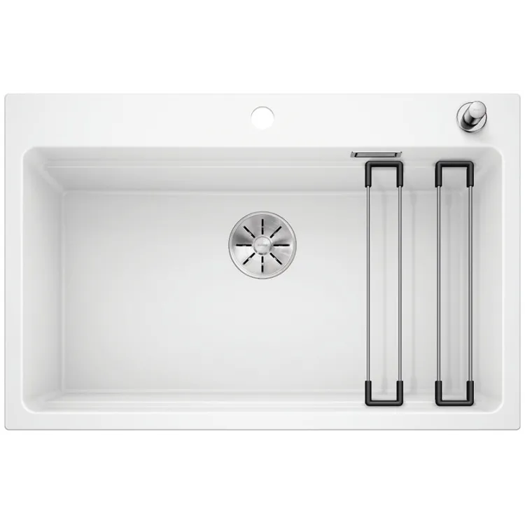 BLANCO ETAGON 8 Silgranit biały, korek auto., InFino, szyny 525181