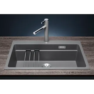 BLANCO ETAGON 8 Silgranit biały, korek auto., InFino, szyny 525181