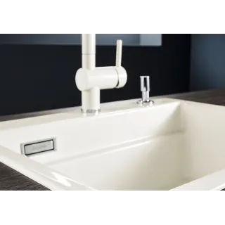 BLANCO ETAGON 6 Ceramika PuraPlus biały połysk, korek auto., InFino, szyny 525156