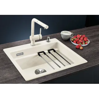 BLANCO ETAGON 6 Ceramika PuraPlus bazaltowy, korek auto., InFino, szyny 525161