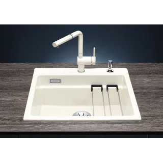 BLANCO ETAGON 6 Ceramika PuraPlus bazaltowy, korek auto., InFino, szyny 525161