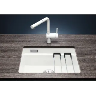 BLANCO ETAGON 500-U Ceramika PuraPlus bazaltowy, InFino, szyny 525154