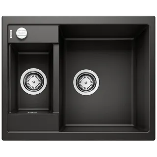 BLANCO METRA 6 Silgranit czarny odwracalny, korek auto. 525922