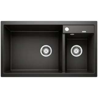 BLANCO METRA 9 Silgranit czarny lewa 525936