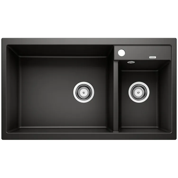 BLANCO METRA 9 Silgranit czarny lewa 525936