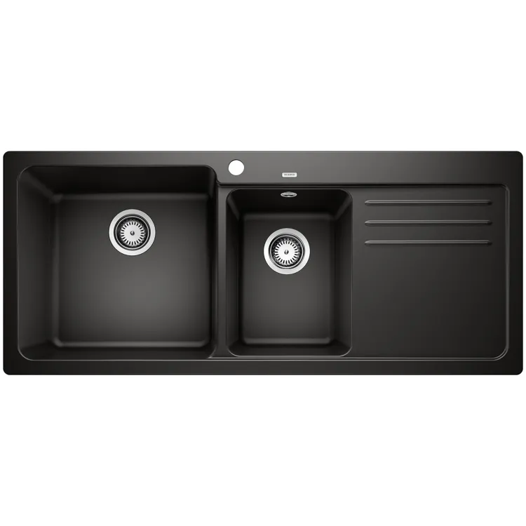 BLANCO NAYA 8 S Silgranit czarny lewa 525945