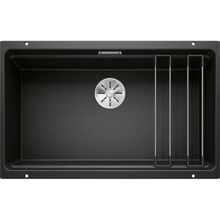 BLANCO ETAGON 700-U Silgranit czarny, InFino, szyny 525891