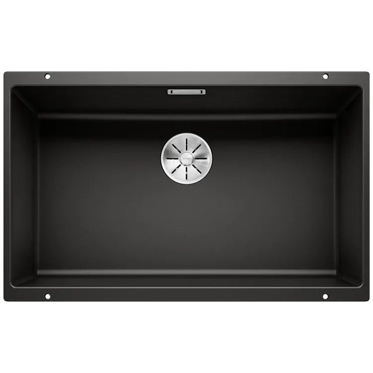BLANCO SUBLINE 700-U Silgranit czarny, InFino 526001