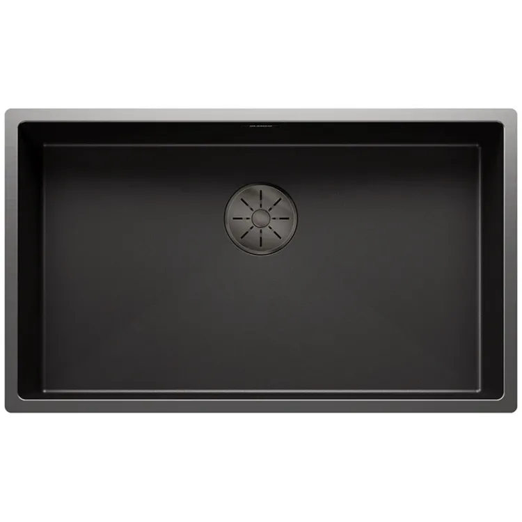 BLANCO CLARON 700-U stal Dark Steel Edition, InFino 527835