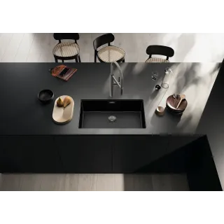 BLANCO CLARON 700-U stal Dark Steel Edition, InFino 527835