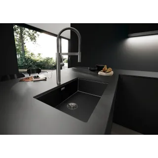 BLANCO CLARON 700-U stal Dark Steel Edition, InFino 527835