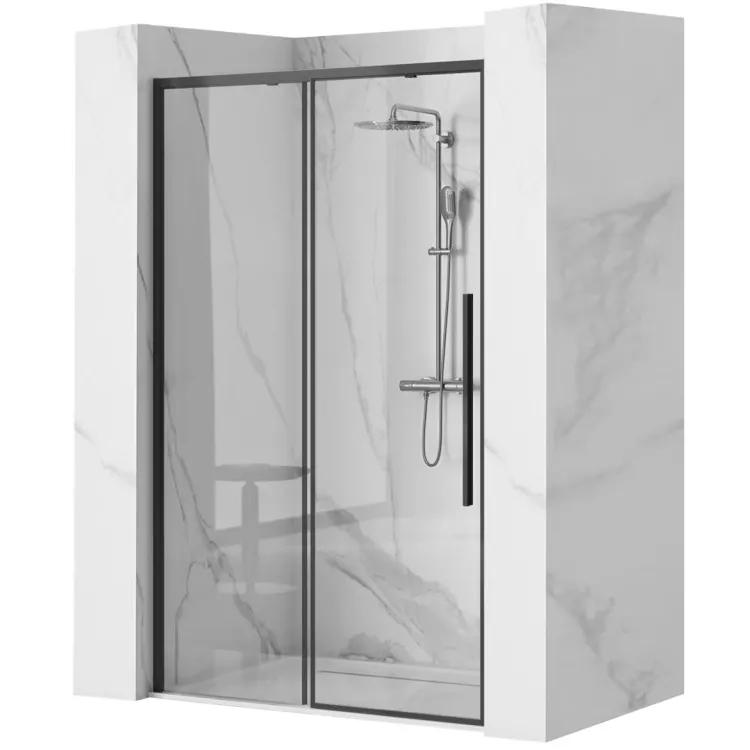 Rea DRZWI PRYSZNICOWE SOLAR BLACK 100 REA-K6512