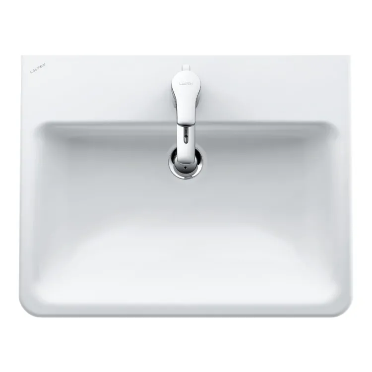 Laufen Pro PRO S Umywalka blatowa 560 x 440 mm, z otworem na baterie na środku, z otworem przelewowym H8189630001041