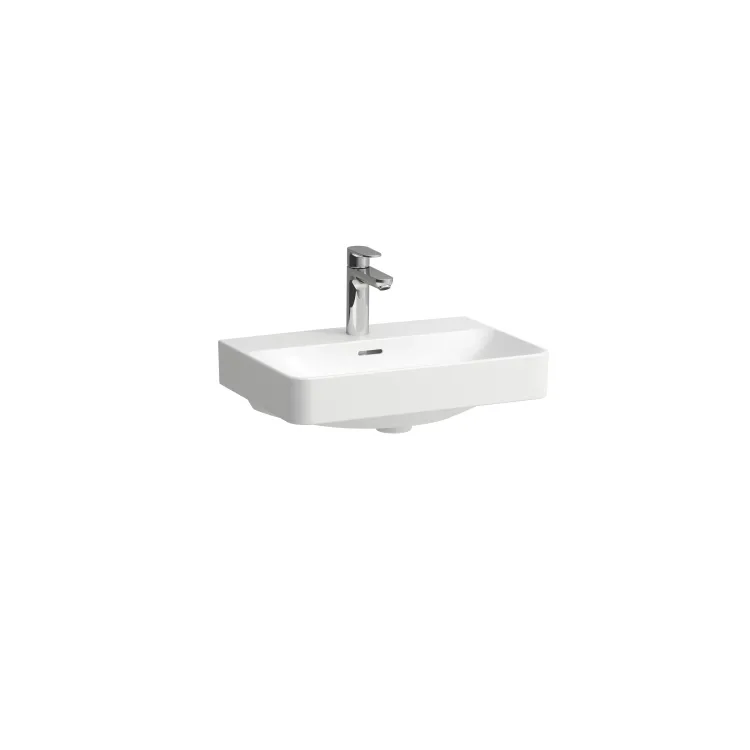 Laufen Pro Umywalka ścienna 55cm, COMPACTO, z otworem na baterię z otworem przelewowym H8188620001041