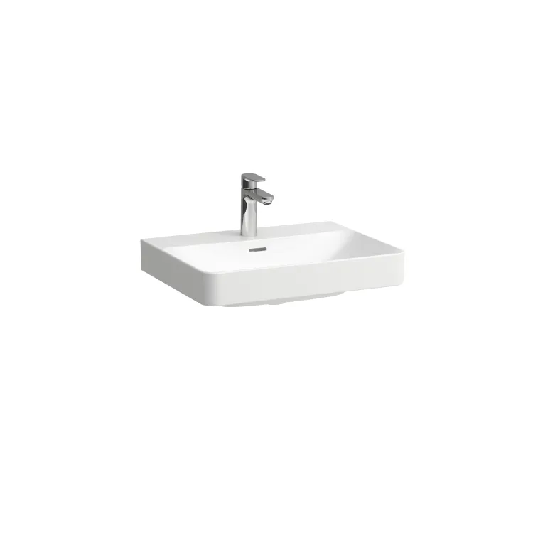 Laufen Pro Umywalka ścienna 60cm, z otworem na baterię, z otworem przelewowym H8108630001041