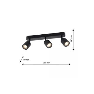 Lampa sufitowa PORTER 3XGU10 IP44 ML7644