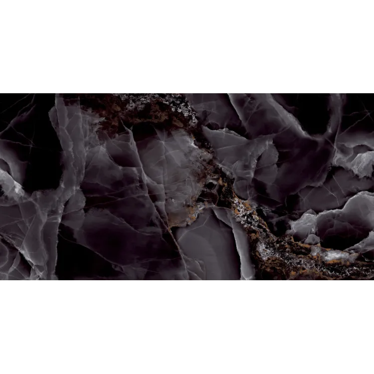 Egen Płytka podłogowa Andora Black 60x120 cm (1.44) Połysk