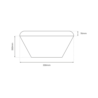 Plafon NEMO BLACK 17W LED EK7791