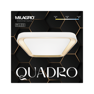 Plafon QUADRO GOLD 38W ML7930