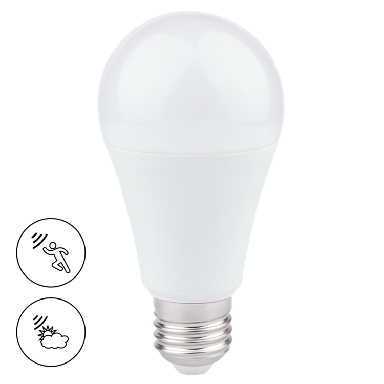 Żarówka LED 6W A60 E27 3000K Zmierzchowo-Ruchowa EK8047