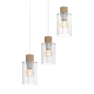 Lampa wisząca MADERA 3xE27 MLP8556