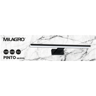 Kinkiet PINTO BLACK 12W LED 50cm ML8236