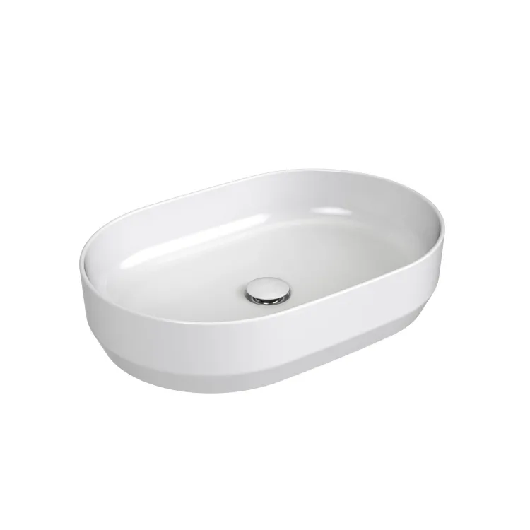 Ravak Umywalka ceramiczna Zeta Slim 55, biała XJX01155007