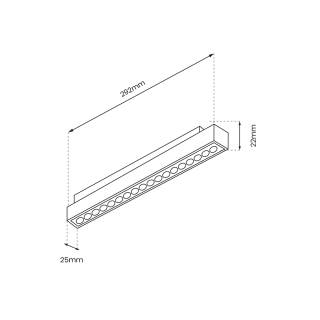 MAGNETIC TRACK 18W 4000K ML8680