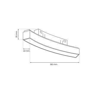 ROUND MAGNETIC TRACK 10W 4000K do śr. 900mm ML8688