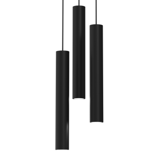 Lampa wisząca HUDSON BLACK 3xGU10 MLP8793