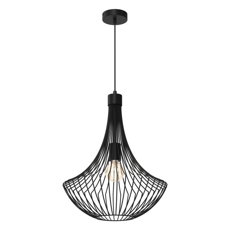 Lampa wisząca CESTA BLACK 1xE27 MLP8670