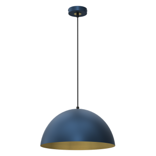 Lampa wisząca BETA NAVY BLUE/GOLD 1xE27 35cm MLP8288