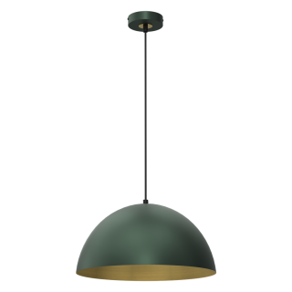 Lampa wisząca BETA GREEN/GOLD 1xE27 35cm MLP8286