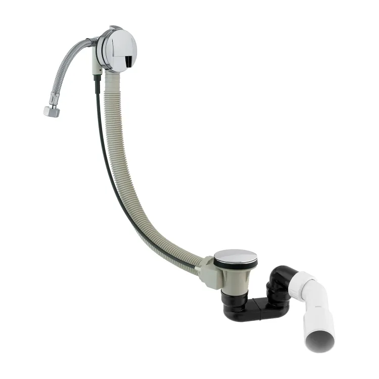 Omnires CGS syfon wannowy przelewowo-odpływowo-napełniający, chrom połysk TK152-3.01+64-SCR