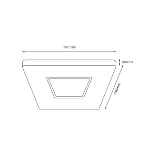 Plafon SPARKY 65W + pilot ML8234